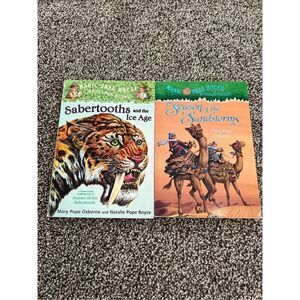 Set of 2 Magic Treehouse books
